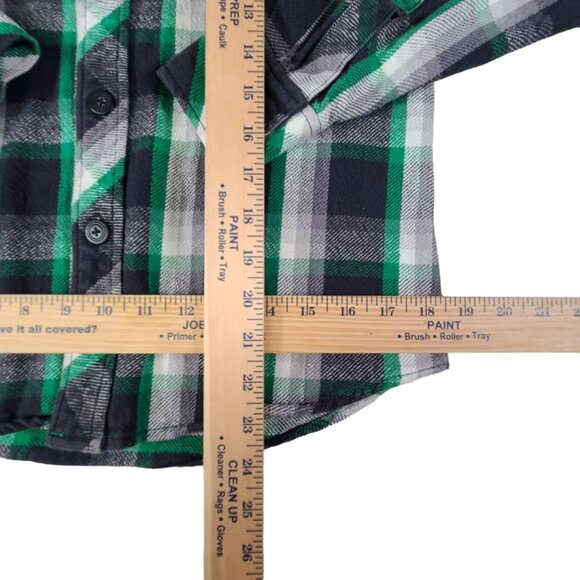 Ocean Pacific Jacket Shacket Mens Size Medium 40-42 Green Plaid Coat VTG - Picture 7 of 7